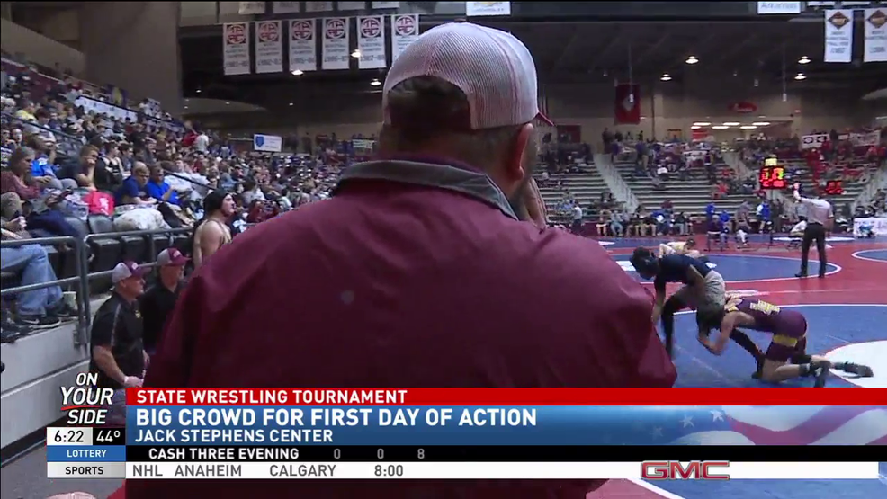 Big crowd is 'dream' for wrestlers at State Tournament KATV