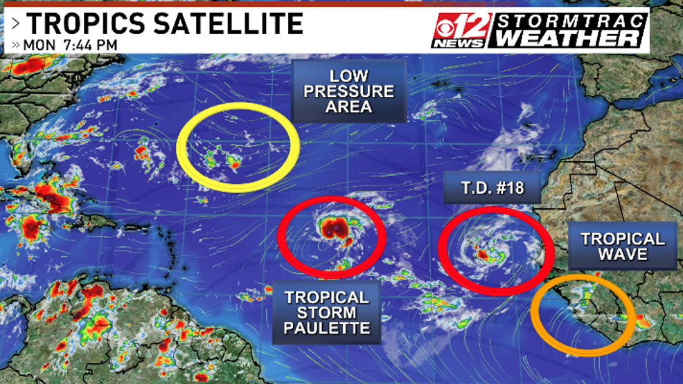 Tropical Storm Rene Forms. Tracking 4 Tropical Systems Now | WTVX