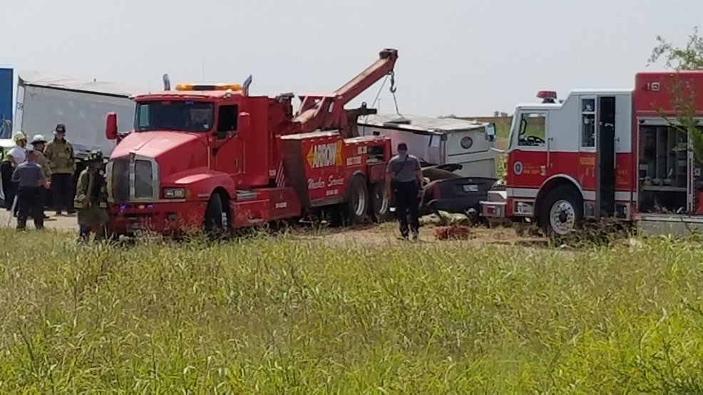 Officials identify two killed in crash with semi along ...