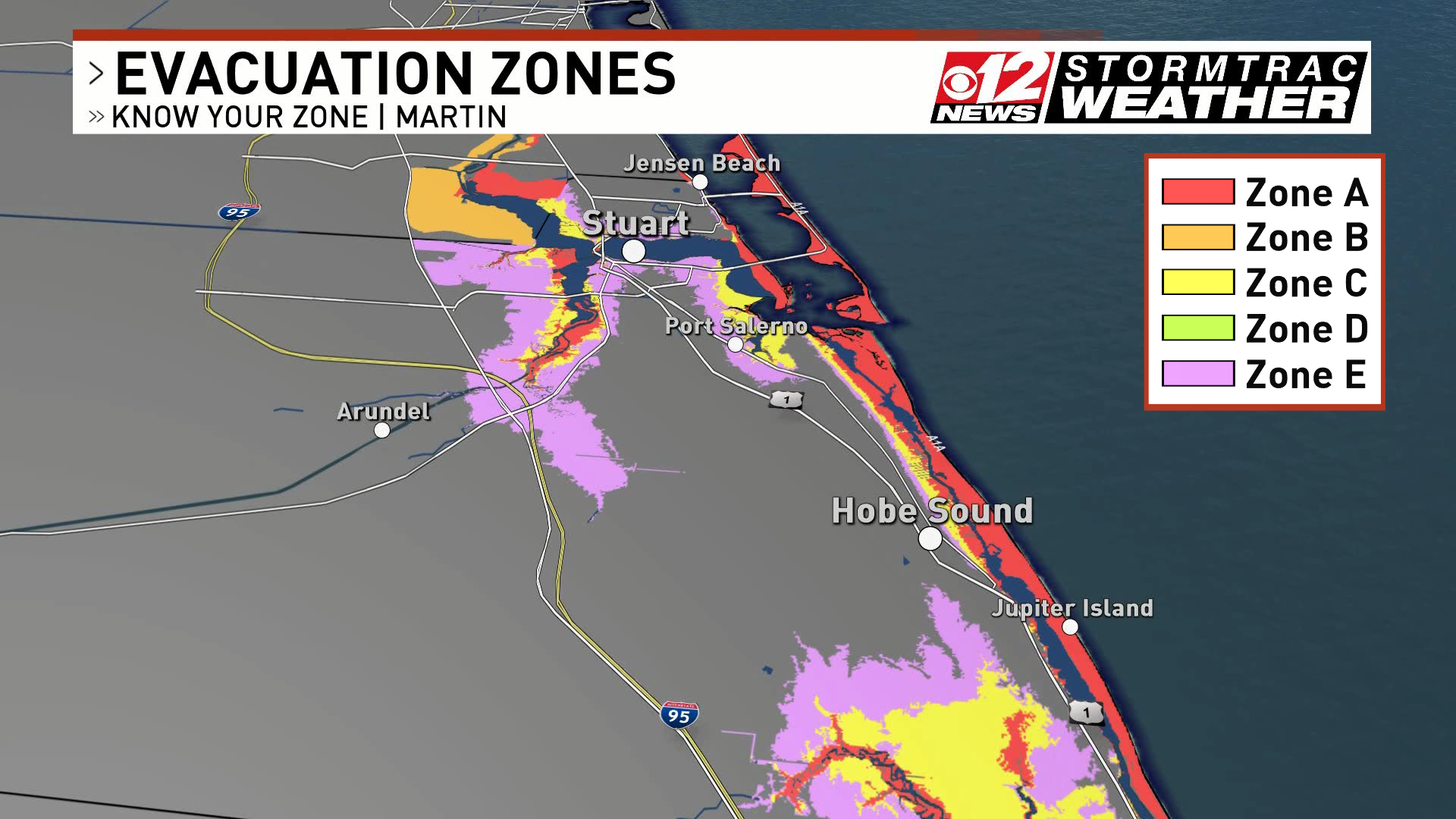 Hurricane Preparedness Week Evacuation Zones WTVX