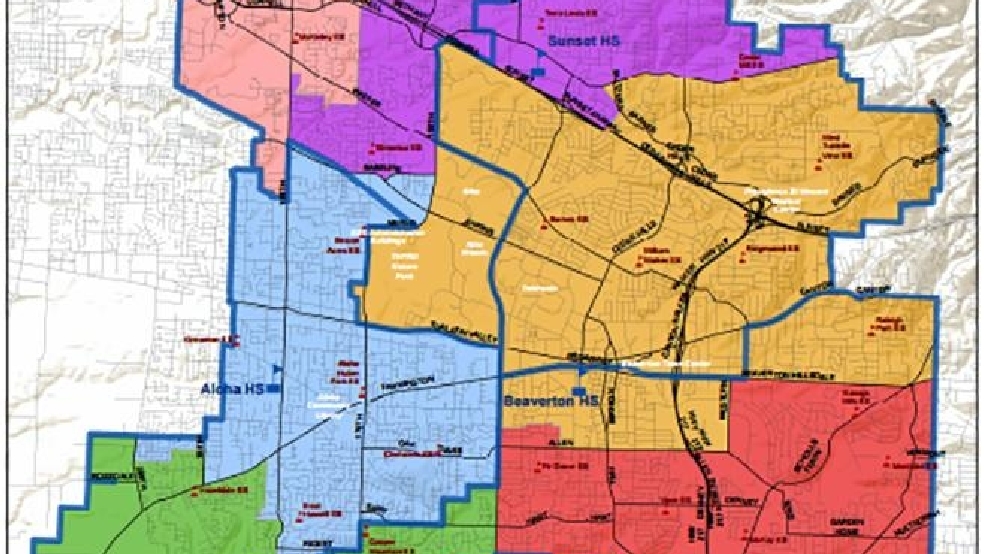 Beaverton Releases Preliminary High School Boundary Change Map | Images