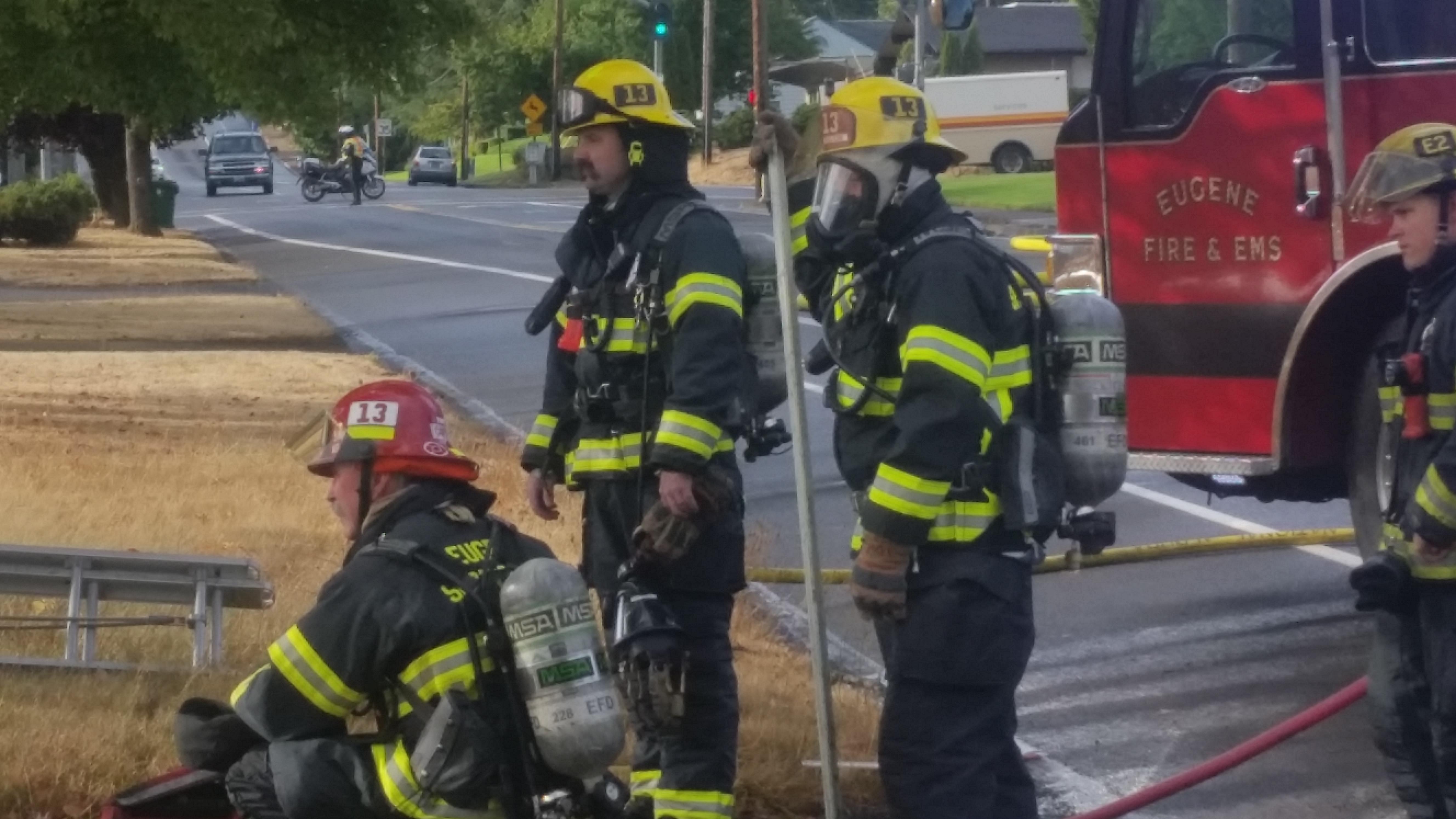 Unoccupied Eugene home catches fire on W. 2nd Avenue KVAL