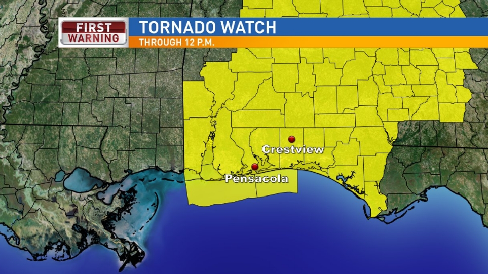 Tornado Watch for Northwest Florida WEAR