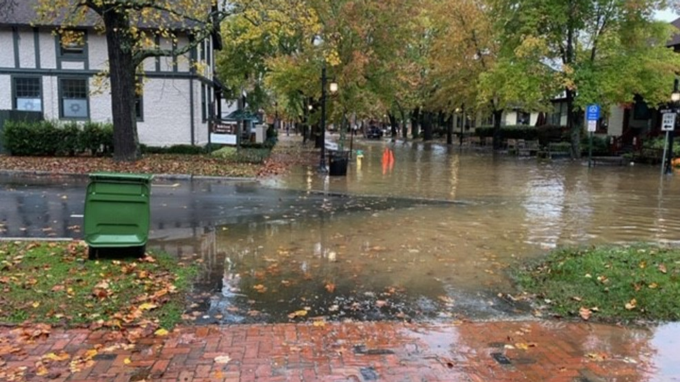 Biltmore Village facing heavy flooding, road closures, power outage WLOS