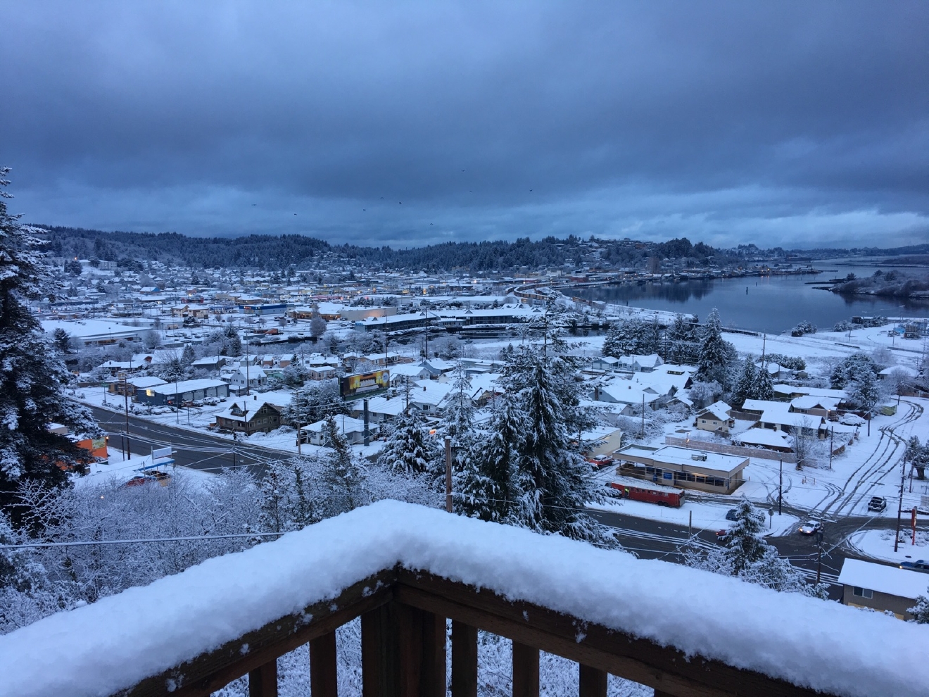 Snow blankets Coos County PHOTOS KCBY