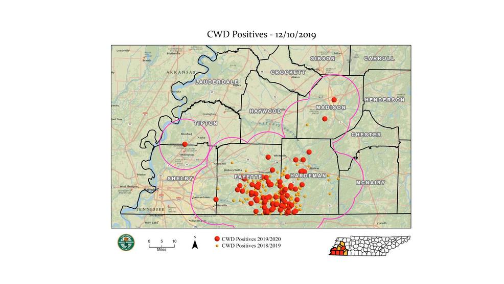 TWRA says Tennessee's Chronic Wasting Disease zone grows larger - WTVC