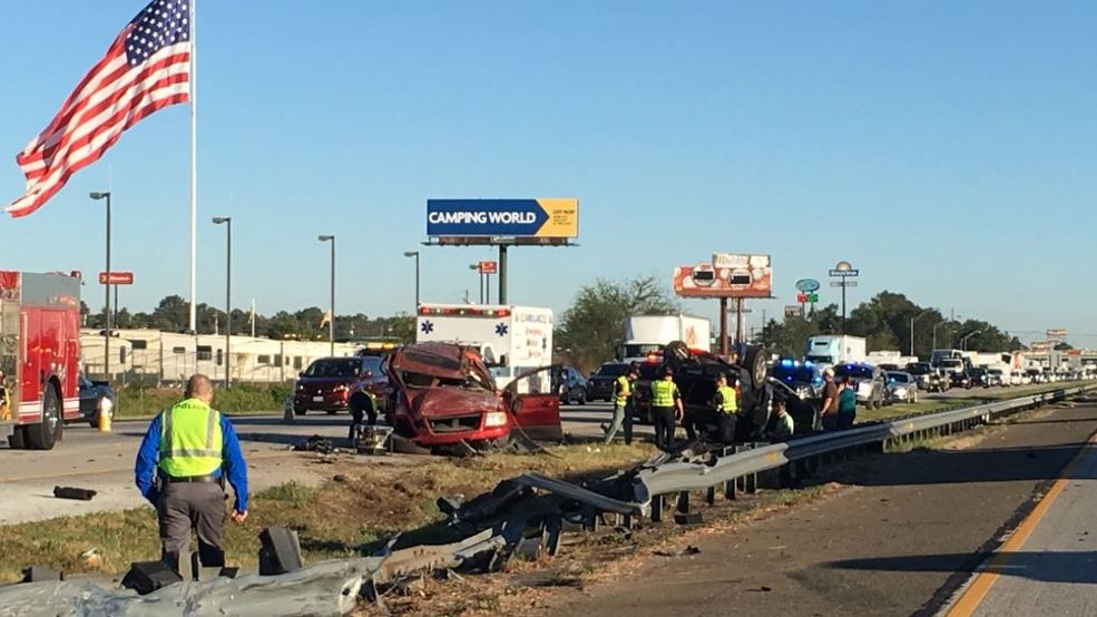 Collision slows traffic on I75 in Byron WGXA