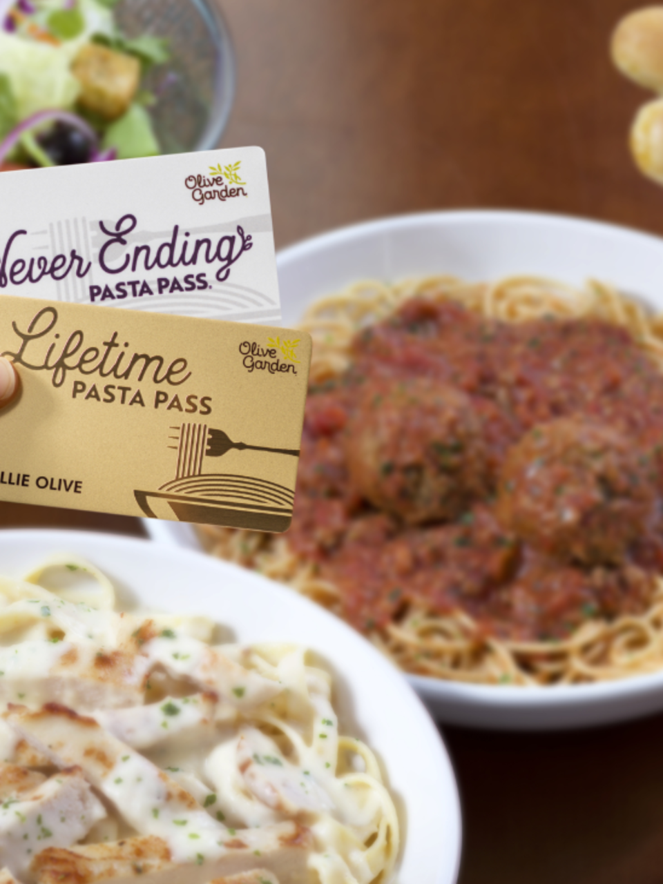 Olive Garden To Offer Lifetime Pasta Pass Wset