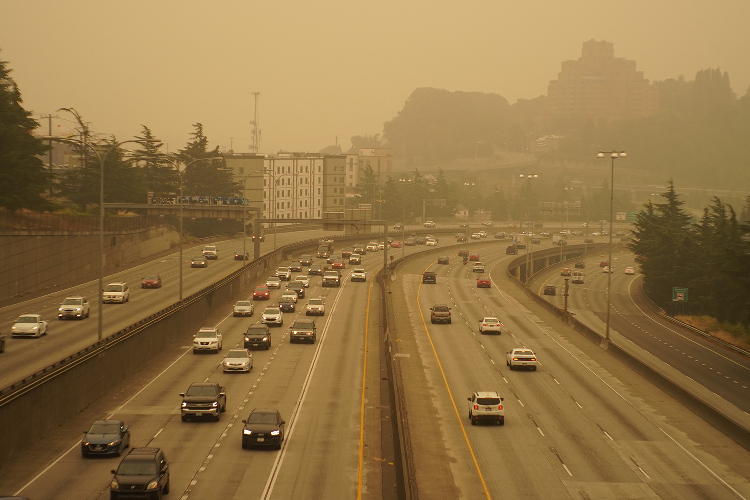 Photos Surreal scenes from Seattle as smoke douses city Seattle Refined